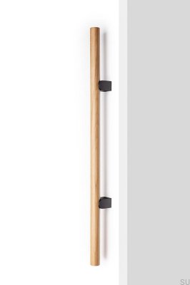 Kumo Wood Big One 448, деревянная дубовая рукоятка с черным титановым алюминиевым покрытием.