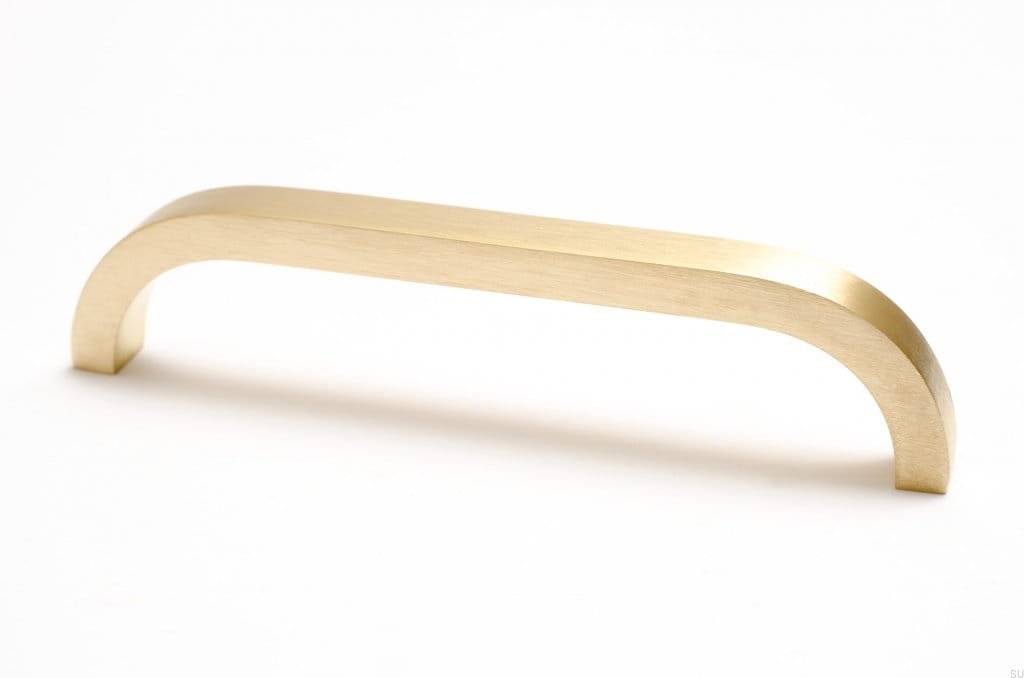 Zdjęcie produktowe uchwytu slim 136 mosiądz szczotkowany