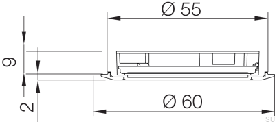 Светодиодный прожектор Stella Flat 2700K IP44 3W Серебряный
