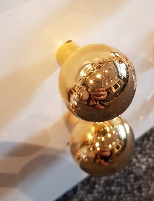 Мебельная ручка 8322 полированное золото, лакированная