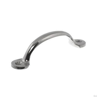 Ручка мебельная удлиненная 5854 Никель полированный
