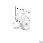 Rysunek techniczny galki 5319 z podstawka srebrnej