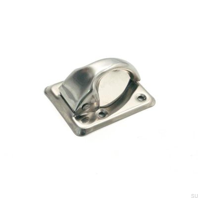 Ручка мебельная удлиненная с шайбой 5181 Серебро