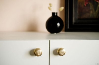 Ручка мебельная Настенная вешалка Hip 30 Латунь Брашированная Некрашеная