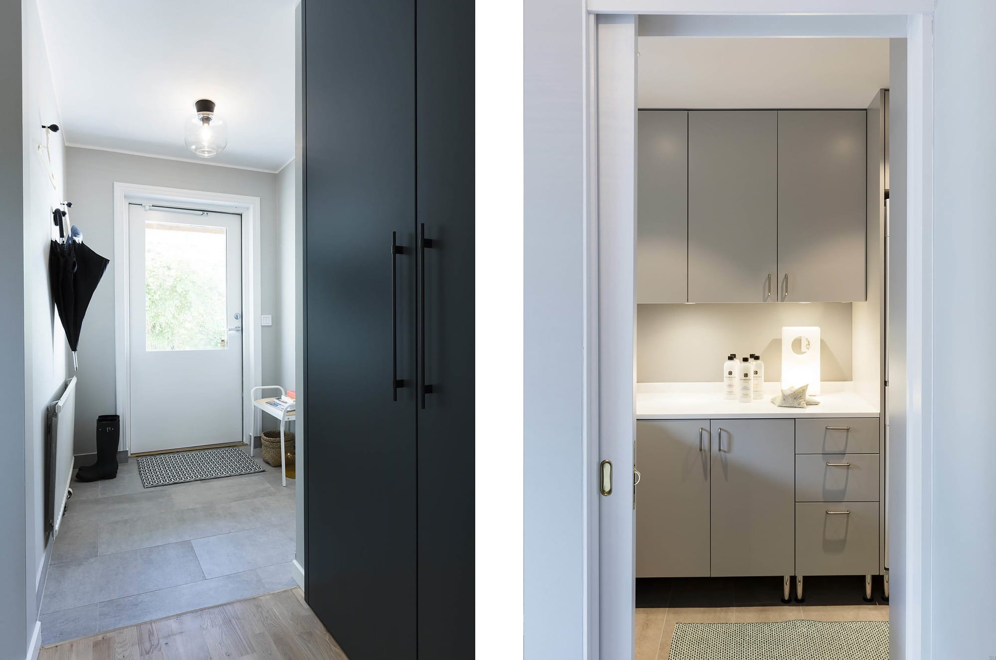 Ukazanie uchwytów Line we wnetrzu