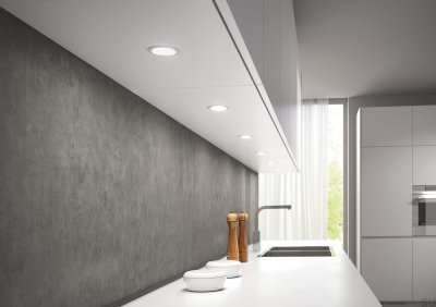 Светодиодный прожектор Atom 2700K 24V/3W Silver