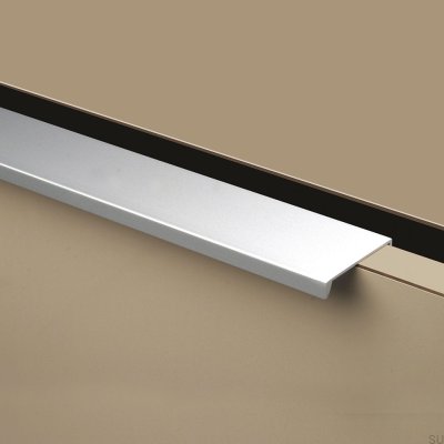 Мебельная кромка Мебельная ручка Slim 4025 25 Silver Brushed