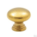 Gałka meblowa 411 24 Złota mosiężna nielakierowana zdjęcie