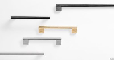 Ручка мебельная длинная Graf Big 192 Silver